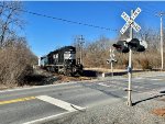 NS Cement Secondary Local Train H75 at the Daniels Rd grade crossing